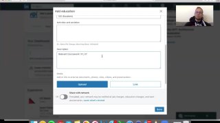 2 - 16 LinkedIn profil - Education szekciójának kitöltése lépésről lépésre